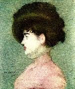 Edouard Manet portratt av irma brunner oil painting reproduction